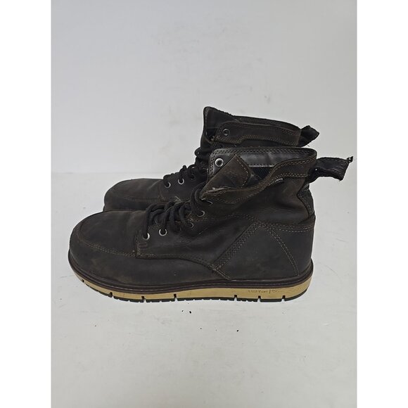 KEEN MENS SAN JOSE 6" WP ALUMINUM TOE Work Boots CASCADE BROWN/BLACK Size 10.5D - Picture 5 of 7